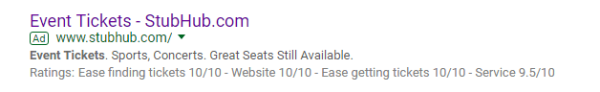 stubhub ad