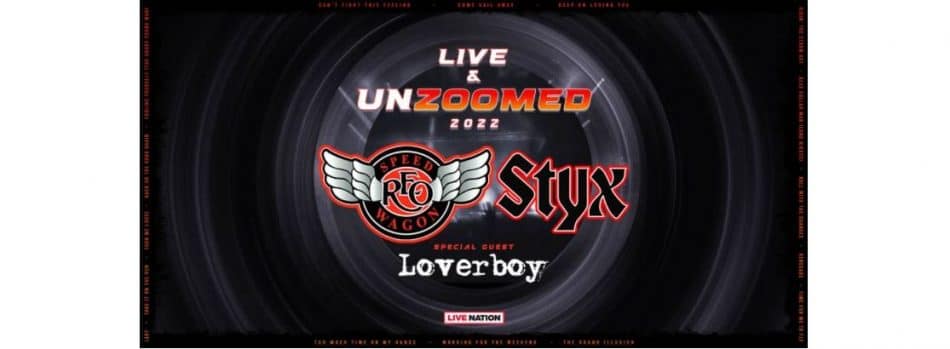 Styx REO Speedwagon 2022 tour logo