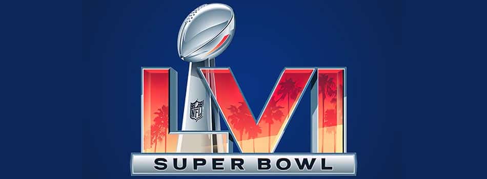 Super Bowl LVI logo - ticket prices start at 6500 as of Monday