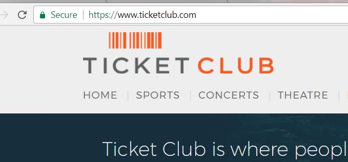 ticket club secure