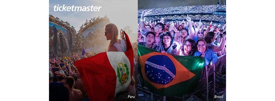 Ticketmaster Brazil and Peru