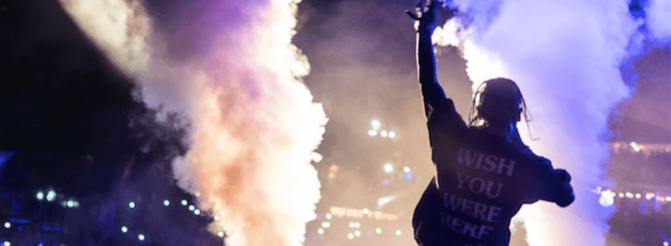 Travis Scott performing at a concert in 2017. Live Nation is under scrutiny for its safety policies in the wake of a Travis Scott performance that ended in tragedy