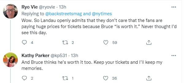 Bruce Springsteen ticket prices