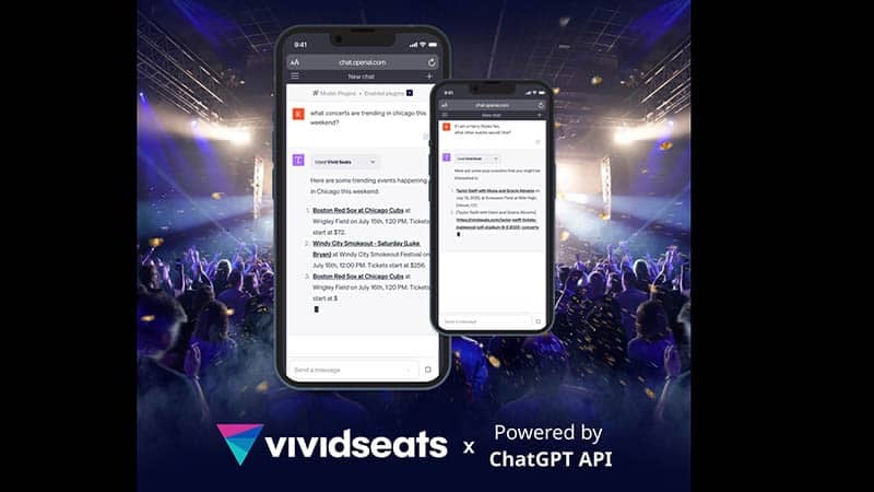 Vivid Seats Launches Event Discovery Plugin for ChatGPT