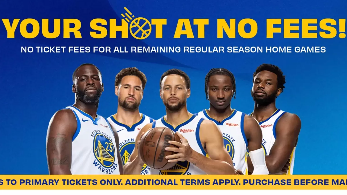 Warriors to Offer No Ticket Fees for Final 10 Regular Season Games