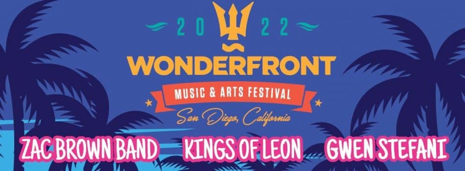 Wonderfront Festival 2022 lineup poster