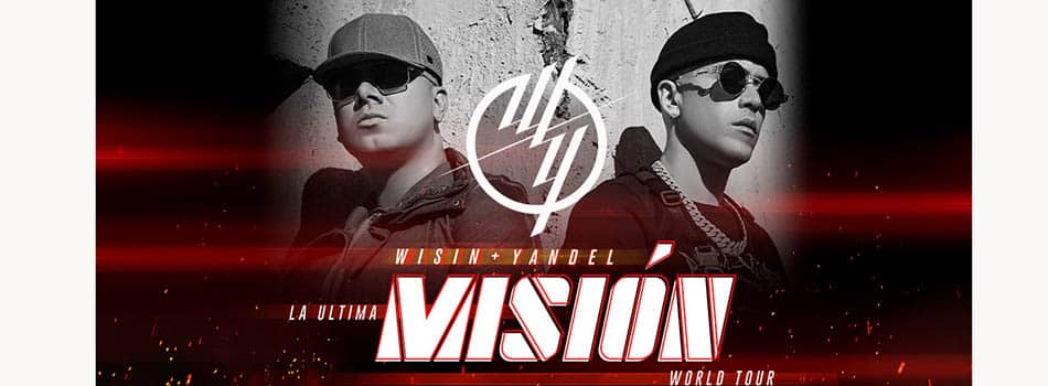 Wisin y Yandel la ultima mission world tour graphic
