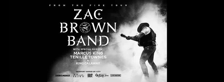 Zac Brown band 2023 tour dates from the fire tour tickets